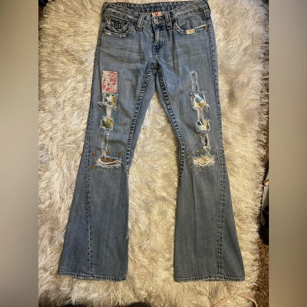 True religion, patchwork jeans - Picture 1 of 11